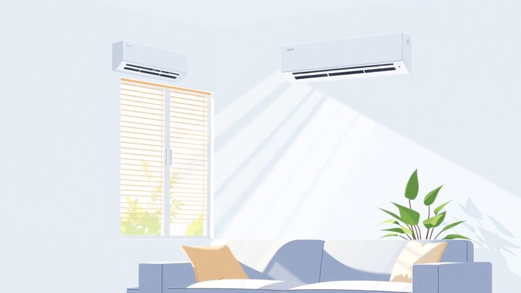 Klimaanlage im Wohnzimmer für Wohlfühlklima