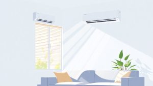 Klimaanlage im Wohnzimmer für Wohlfühlklima