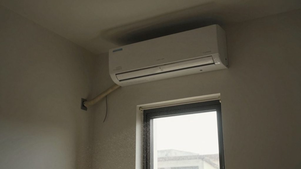 Klimaanlage in einem sonnigen Raum