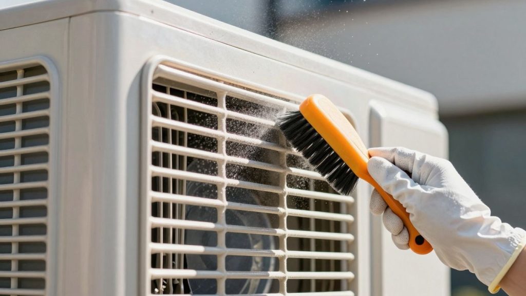 Klimaanlage wird gereinigt, Sicherheitshinweise